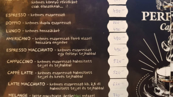 Caffe Jam Ózd menu