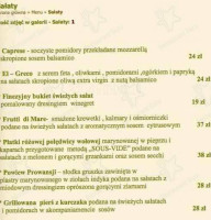 Via Toscana Cafe menu
