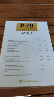 D-po Pizza menu