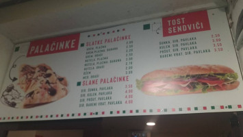 Mexico menu