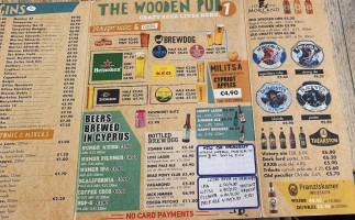 The Wooden Pub food