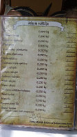 Brana Gorica menu