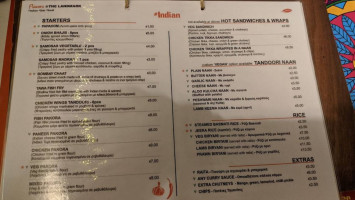 Flavors The Landmark Indo Thai menu