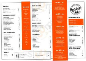 Beerbasha menu