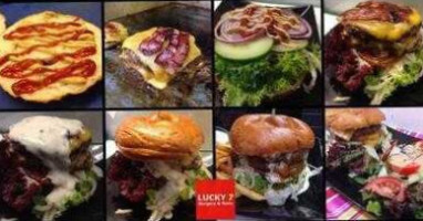 Lucky 7 Burgers food