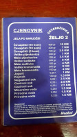 Ćevabžinica Željo menu