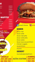 Amar's Doner Ii Drvenija menu