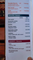 Višegrad menu