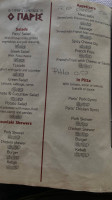 O Paris menu
