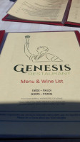 Genesis menu