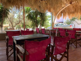 Katerina Restaurant Beach Bar inside