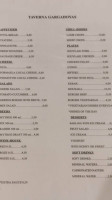 Dionysos And Taverna menu