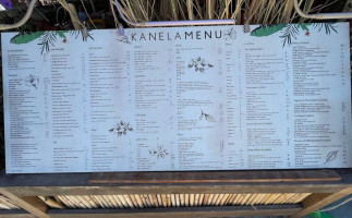 Kanela Traditional Greek Products Cafe menu