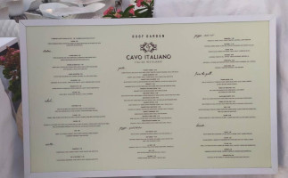 Cavo Tango Sushi Cocktail menu