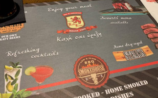 The Red Lion Bar And Restaurant menu