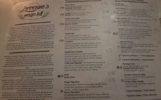 Lorraine's Magic Hill menu