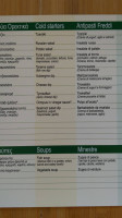 Karavomylos Taverna menu