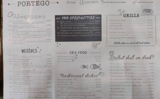 Portego menu