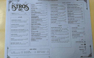 Istros menu