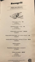Basegrill Athens menu