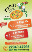 Kermit's Pizzeria Fast Food menu