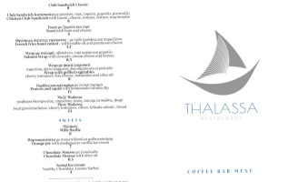 Thalassa menu