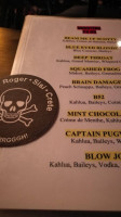 The Jolly Roger menu