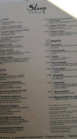 Sloop menu