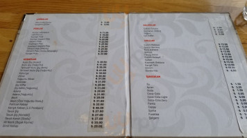 Düveroğlu menu