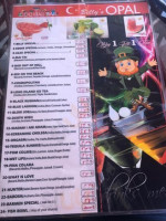 Opal Karagoz menu