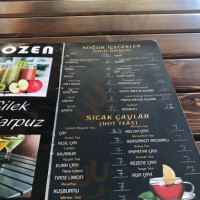 Tapinak Cafe menu