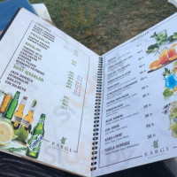 Kargı Green Beach menu