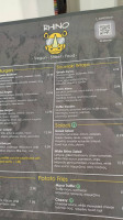 Rhino Vegan Mykonos menu