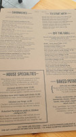 Bono Bar Restaurant menu