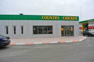 Country Chicken outside