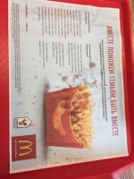Макдоналдс menu