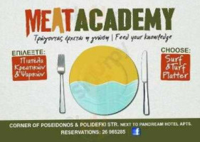 Meat Academy food