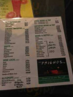 Only Friends Pub menu