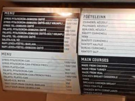 Istanbul Kebab And Grill Etterem Keleti menu