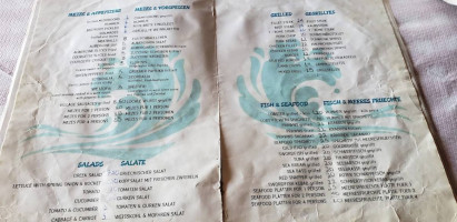 Kafesas menu