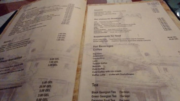 Cafe Laila menu
