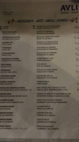 Taverna Avli menu