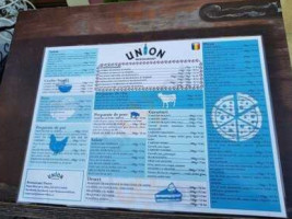 Union menu