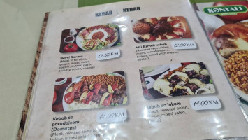 Konyalı Ahmet Usta menu
