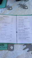 Kalis Seafood menu