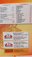 Jaipur Palace menu