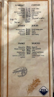 The Crabs menu