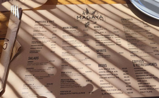Magaya menu