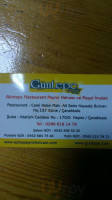 Guntepe menu
