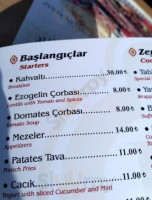 Keskin Kebap Döner menu